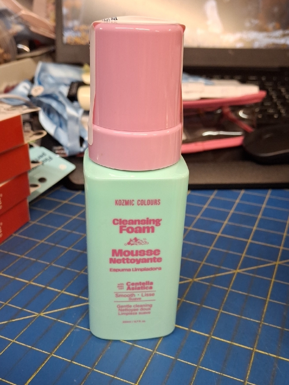 Kozmic Colours Cleansing Foam Gentle Facial Mousse 200ml New